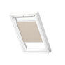 VELUX Manual Translucent Pleated White Line Heritage Window Blind - Classic Sand additional 1