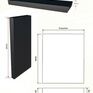 Alumasc Skyline BS150 Profile Aluminium Door Canopy - Anthracite Grey additional 4