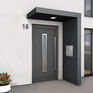 Alumasc Skyline BS150 Profile Aluminium Door Canopy - Anthracite Grey additional 1