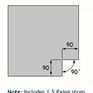 Alumasc Skyline Standard Sloping Coping - 90 Degree Corner (Internal) additional 2