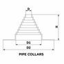 CMS 40-160mm EPDM Pipe Collar additional 2