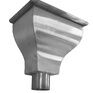 Zinc Gutta Hopper Head - Catherine in Zinc - 230 x 270 x 190mm additional 1