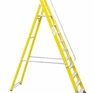 Lyte Heavy Duty EN131-2 Professional Non-Conductive Platform Step Ladder (Handrails Both Sides) additional 1