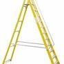 Lyte Heavy Duty EN131-2 Professional Non-Conductive Platform Step Ladder (Handrails Both Sides) additional 6