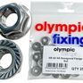 Olympic Fixings M8 Hexagon Flange Nut A2 Stainless steel (Pack of 20) additional 1