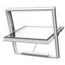DAKEA White Painted Centre Pivot Smoke Vent Roof Window additional 1