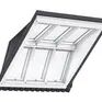 VELUX EBW MK06 2032BK Profiled Material Flashing for Dormer (For 4 or 6 Windows) - 78cm x 118cm additional 2