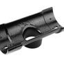 Alumasc Heritage Cast Aluminium Half Round Gutter Running Outlet - Textured Black additional 1