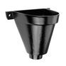 Alumasc Heritage Traditional Flat Back Rainwater Hopper - Textured Black additional 1