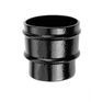 Alumasc Heritage Cast Aluminium Downpipe Socket - Textured Black additional 2