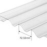 Solstice 3" ASB Lightweight Corrugated PVC Roof Sheet - 0.8mm Thick additional 3