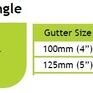 Alumasc Infinity Steel 90° Degree Half Round Gutter Angle additional 3