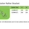 Alumasc Infinity Steel Half Round Rafter Gutter Bracket additional 3