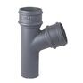 Hargreaves Premier Cast Iron Round Downpipe Branch - Primed additional 2