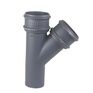 Hargreaves Premier Cast Iron Round Downpipe Branch - Primed additional 3