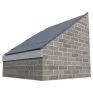 Kytun (T1) 18mm Aluminium Dry Verge Trim For Slate Roofs - 3m (Pack of 20) additional 3