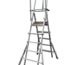 Multi-Lyte Telescopic Platform Aluminium Ladder additional 1