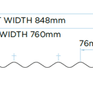 Corolite Iron 3" Clear Corrugated Polycarbonate Sheet additional 2