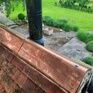 Metal Gutta Copper Curved Roof Ridge - 230mm x 2.4m Long additional 3