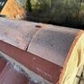 Metal Gutta Copper Curved Roof Ridge - 230mm x 2.4m Long additional 6