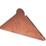 Metal Gutta Copper Roll Top Roof Ridge Stop End additional 1