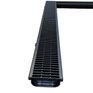 DekDrain Vela A15 Channel Drain With Plastic Grating – Black (1m x 121mm) additional 7