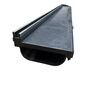 DekDrain Vela A15 Edge Slot Drain Upstand - Black (1000mm x 121mm) additional 1