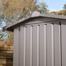 Rowlinson Brentvale Premium Metal Apex Shed - Grey additional 5