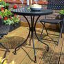 Rowlinson Havana Lattice Bistro Set - Black additional 10