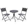 Rowlinson Havana Lattice Bistro Set - Black additional 1