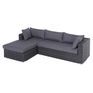 Rowlinson Vienna Lounger Set - Grey Weave additional 5