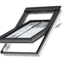 VELUX GGL UK04 S15P01 Manual Conservation Centre Pivot Roof Window with Glazing Bar - White/Black - Plain Tile - 134cm - 98cm additional 1