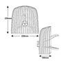 Farbo Plastic Parapet Click Leaf Guard additional 2