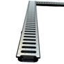 DekDrain Vela A15 Channel Drain With Galvanised Steel Grating (1m x 121mm) additional 5