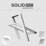Plastic Double-Glazed RoofLITE+ SOLID PVC Laminated Roof Window additional 1