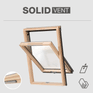 Wooden Double-Glazed RoofLITE+ SOLID VENT Roof Window additional 5