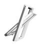 Wooden Double-Glazed RoofLITE+ SOLID VENT White Painted Roof Window additional 2
