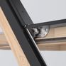 Wooden Double-Glazed RoofLITE+ SOLID CONSERVATION VENT Black Roof Window additional 9