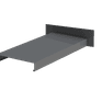 Trueline Coping c/w Abutment Stopend - 2000mm Length additional 8