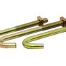 Samac M8 x 240mm BZP Hook Bolts & Nuts (Pack of 25) additional 1