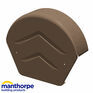 Manthorpe GDV-END-R SmartVerge PVCu Round Ridge End Caps - Pack of 20 additional 5