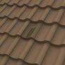 Manthorpe GTV-SP Single Pantile Tile Roof Vent - Dark Brown additional 2