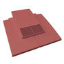Manthorpe GTV-PT In-Line Plain Tile Vent - Antique Red additional 1