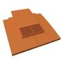 Manthorpe GTV-PT In-Line Plain Tile Vent - Terracotta additional 1