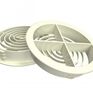 Manthorpe G700 70mm Round Push-Fit Soffit Vents - Pack of 50 additional 1