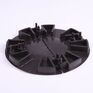Areco 150mm Round Flat Roof Paving Slab Support Pad - Black additional 1