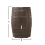 Graf Barrica Rain Water Barrel (Brown) additional 5