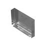 Zinc Gutta Zinc Large Box Gutter - Stop End - 120mm x 90mm additional 1
