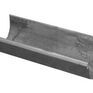 Zinc Gutta Zinc Large Half Round Gutter - 2400mm Length additional 1