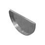 Zinc Gutta Zinc Large Half Round Gutter - Stop End - 185mm x 95mm additional 1